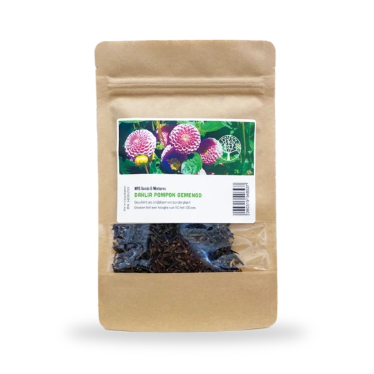 MRS Seeds & Mixtures Dahlia Variabilis Pompon Gemengd 4 MRS Seeds & Mixtures Dahlia Variabilis Pompon Gemengd - Afbeelding 2